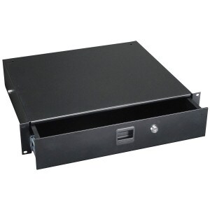 Main product image for Penn-Elcom R2293/2UK Locking Rack Drawer 2U 2 Space 262-230